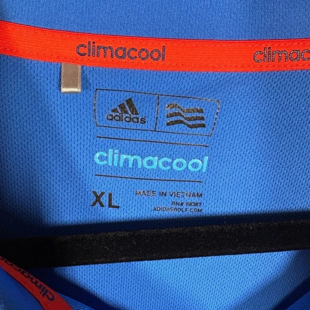 Adidas Climacool Lake‎ Arrowhead Golf Polo Lot of 2 Sz XL Blue/White Athletic